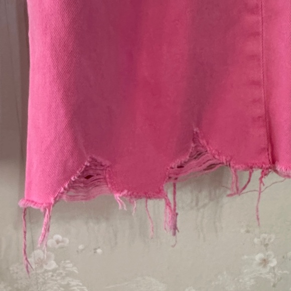 BAYEAS Full Size High Waist Distressed Raw Hem Women's Jeans - Picture 4 of 13